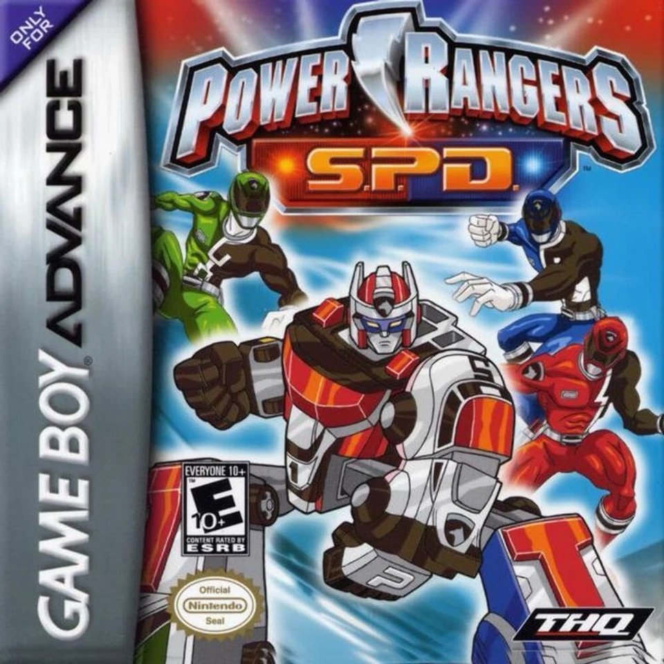 Power Rangers SPD Nintendo Gameboy Advance GBA 2005 - Image 1 of 1