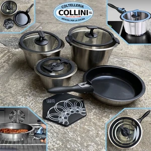 Cookvision - Batteria di pentole basic in acciaio per induzione - 11 pezzi - ... - Picture 1 of 11