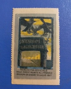 1927 Bologna - stadium lictoriale - esposizioni riunite al littoriale - Picture 1 of 1
