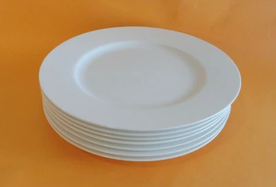 7 Essteller weiß Porzellan Ø 27 cm Galeria Home Queen gerne auch einzeln - Bild 1 von 4