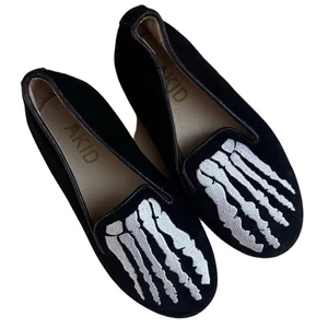 AKID schwarze Skelett Halbschuhe. Top Zustand. Größe 12. Rarität - Bild 1 von 6