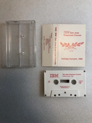 Rare IBM San Jose Holiday Concert Employee Chorale Cassette Tape 1990 Vintage - Image 1 of 4