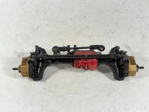 Used Rough Traxxas TRX4 Sport Front Solid Axle Black w/ Brass - Picture 1 of 13