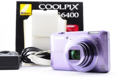 Nikon Coolpix S6400 Lilac Purple Near Mint Digital Camera Y3121 - Image 1 of 4