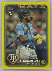 Junior Caminero - 2024 Topps Update Series Rookie Debut Yellow #US223 (RC) Rays - Bild 1 von 2
