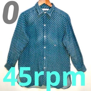 Langarmhemd Herren marineblau Punktemuster von 45 U/min - Bild 1 von 20