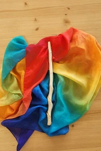 Waldorf Zauberstab Holz Märchen, Fee-Design, Handarbeit - Bild 1 von 6