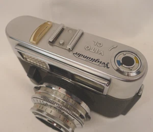 Vintage Voightlander Vito CL 35mm Kamera Original Tasche + Lanthar 2,8/50 Objektiv sehr guter Zustand - Bild 1 von 13