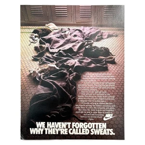 Nike Sweats Vintage Magazine Print Ad 80s Fashion US Postal Service 1983 - Picture 1 of 2