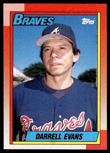 1990 Topps Darrell Evans Atlanta Braves #55 - Picture 1 of 2
