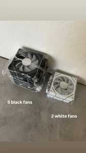 RGB 120mm Case Cooling Fans, 7-Pack for PC Gaming - Afbeelding 1 van 1