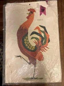 MEYERCORD ROOSTER KITCHEN DECAL VINTAGE LARGE SIZE UNUSED - Picture 1 of 4