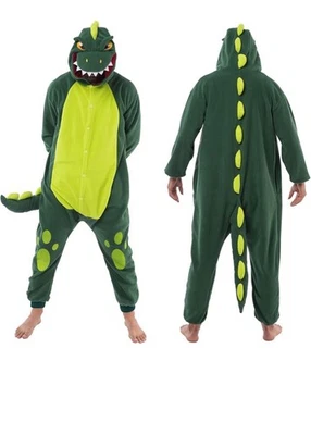 Spooktacular Creations Unisex Adult Dinosaur Pajamas/Costume, Plush, Small - Image 1 of 4