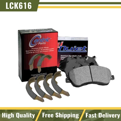 For 2008-2014 Smart Fortwo 2 Set Front + Rear Posi Metallic Brake Pads + Shoes - Image 1 of 4