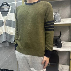 Thom Browne Men/womens Autumn New Classic Striped Wool Crew Neck Sweater - Picture 1 of 12