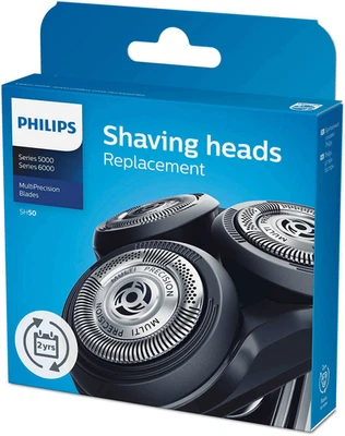 Philips SH50 Series 5000 und Series 6000 SH50 Ersatz-Scherköpfe für Rasierer DE - Bild 1 von 4