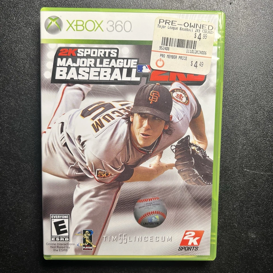Major League Baseball 2K9 - Xbox 360 Game Tested Complete - Image 1 of 4