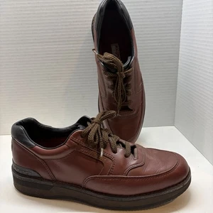 Rockport Pro Walker Marrón Arcilla Cuero Casual Vibram Suelas Para Hombre 9.5 N2 90 Limpias - Imagen 1 de 8