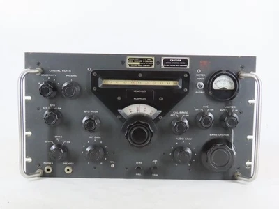 Receptor de rádio amador militar vintage Collins R-388/URR 51J-3 – Não testado - Imagem 1 de 4