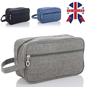 Mens Wash Bag toilet bag Wash large-Travel Toiletries Accessories Mens Wash Bag - Picture 1 of 13