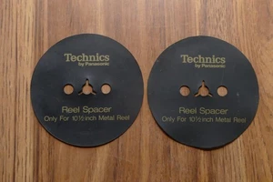 TECHNICS Reel to Reel NAB HUB Pair of Spacers for RS-1500 | 1506 | 1700 - Picture 1 of 2