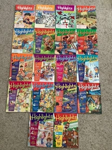 Lot of 18 HIGHLIGHTS Children’s MAGAZINES 2005-2008 Fun With A Purpose - Foto 1 di 6