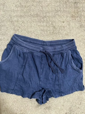 Love by Gap Lounge Shorts Comfy Soft Knit Drawstring Casual Blue Women's M - Image 1 of 3