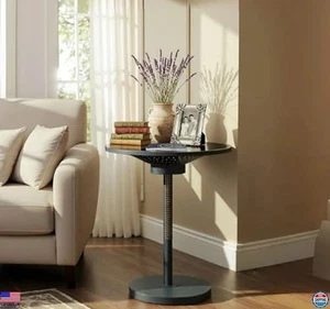 Smart Side Table with Ambient Light & Wireless Charging - Modern Nightstand - Picture 1 of 6