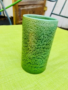 Antique HAMPSHIRE POTTERY VASE Matte Green Arts & Crafts Signed & Numbered - Picture 1 of 7
