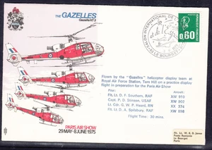 Estampillas de Francia.Portada de vuelo.Las gacelas.Exposición aérea de París.1975 - Imagen 1 de 2