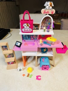 Barbie Mascota Boutique Juego Juego Acicalamiento Conjunto de 21 Piezas - Imagen 1 de 7