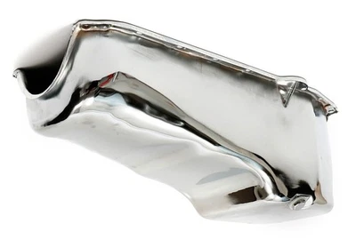 Transdapt 9005 Chrome Stock-Style Oil Pan For 1955-1979 Chevy 283-400 - Image 1 of 4
