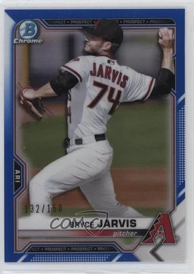 2021 Bowman Chrome Prospects Blue Refractor /150 Bryce Jarvis #BCP-44 - Image 1 of 2