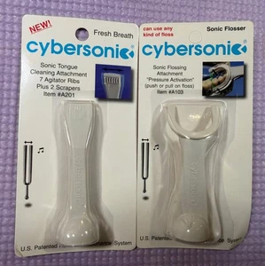Cybersonic Sonic Zungenreinigung & Zahnseide #A201 #A103 Aufsatz Brandneu - Bild 1 von 2