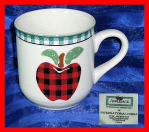 APPLEJACK INTERNATIONAL PLAID RED MUG - Picture 1 of 1