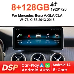 10.25'' Android 14 Autoradio CarPlay 128GB Für Mercedes A/CLA/GLA W176 NTG 4.5 - Bild 1 von 14