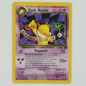 Dark Hypno 26/82 Rare Team Rocket Pokemon Card - Picture 1 of 2