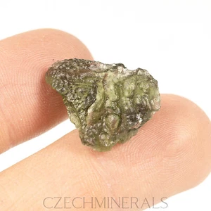 Tectite naturale originale MOLDAVITE 2,28 g dalla Repubblica Ceca + certificato #RM577 - Foto 1 di 6