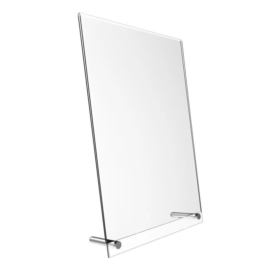 DISPLAYPRO Acrylic Counter Poster Menu Holder Leaflet Perspex Display Stands A3 A4 A5 A6