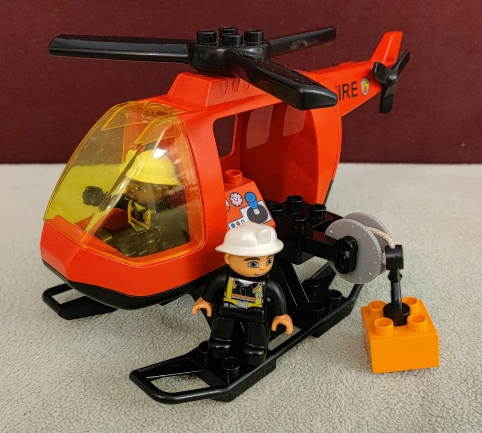 Lego Duplo 4967 - l'Hélicoptère des Pompiers - Fire - Photo 1/4