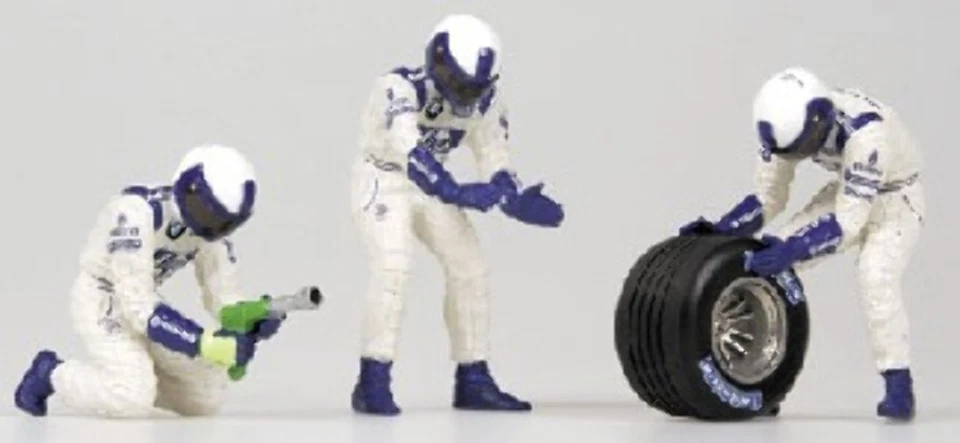Minichamps 1:43 PIT STOP WILLIAMS CAMBIO GOMME POSTERIORE - 343100053 - Immagine 1 di 1