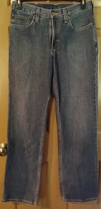Pantalone jeans CARHARTT relaxed fit uomo 32 x 34 blu BD 1483-M - Foto 1 di 6