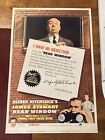Rear Window - Original 40 x 60 Rare Movie Poster- Stewart - Kelly - Hitchcock