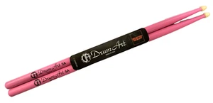 Drum Art Hickory 5A Pink Schlagzeug Sticks Fassspitze Made in Italy Rosa - Bild 1 von 6