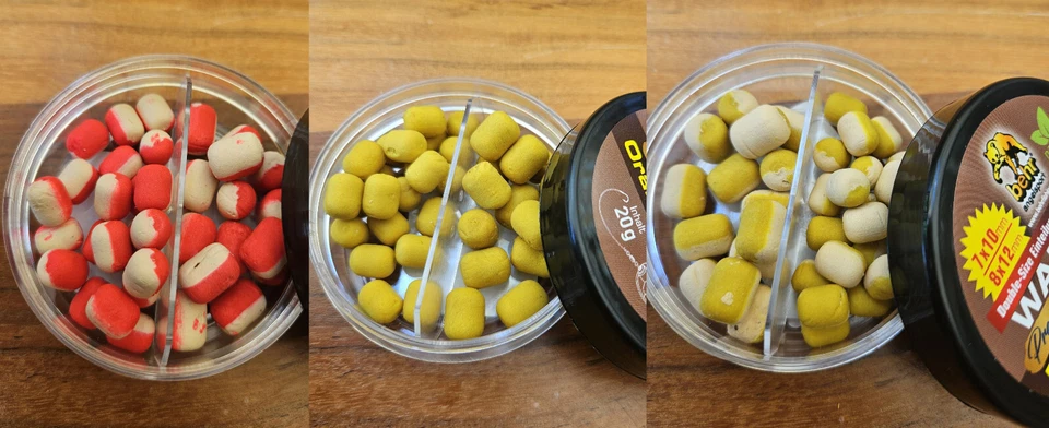 Behr Hakenköder Wafter 2 Größen 1 Box 7x10 / 8x12 / Method Feeder / Angelköder - Bild 1 von 1