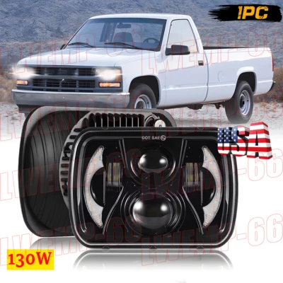 Faro LED H6054 7x6" Hi-Lo para camioneta Chevy C1500 C2500 C3500 Suburban Foto 1 de 4
