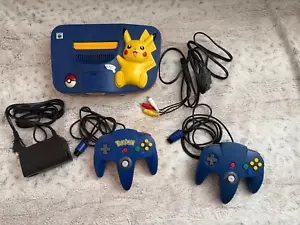 Pokemon Pikachu Edition Nintendo 64 Pal N64 Console - Picture 1 of 16