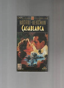 Casablanca, Ingrid Bergman, Humphrey Bogart [NEW], VHS - Picture 1 of 1