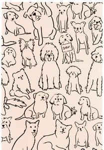 NYC Dogs, 2020, by Andrea Cáceres --POSTCARD - Bild 1 von 1