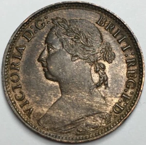 1886 United Kingdom 1 Farthing - Victoria - (AU) KM#753 - 5577-PC - Picture 1 of 5
